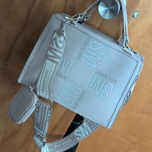 Steve Madden Light Gray Crossbody Bag